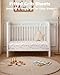 Nyessmee Baby Crib Sheets Girl, Fitted Crib Sheets 52