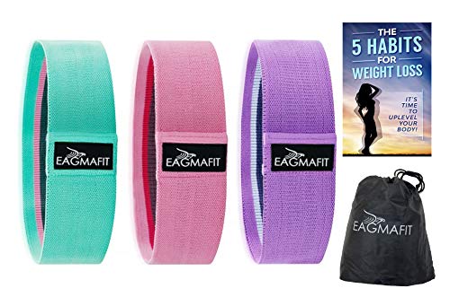 Resistance Booty Bands Set of 3  Workout Bands  Effective Exercise Bands - Nonslip Resistance Bands - Hip Circle  Workout for Legs and Hips - Hip Trainer - Workout Set for Women