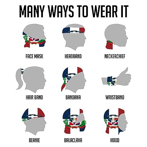 Image of Men Women Bandanas Neck Gaiter Headwrap Balaclava | Seamless Face Cover Scarf Neck Warmer Breathable Headwear for Hiking Cycling