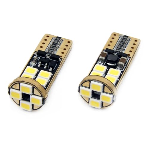 AMiO LED CANBUS 12SMD 2835 T10e (W5W) Blanc 12V/24V