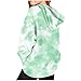 RKSTN Kids Cute Hoodies Gradient Tie Dye Printed Hoodie with Pockets Casual Pullover Hooded Sweatshirts for Girls Boys Teen Big Children 2025 Fashion Fall Clothes Outfits School Hood Sweater Tops
