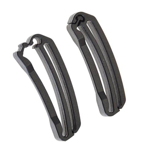 Sbshiouu 2Pcs Quick Keeper Buckles for Backpacks Hiking Diving Webbing Belt Adjust Buckle Diving Webbing Ending Clip Belt Clamps