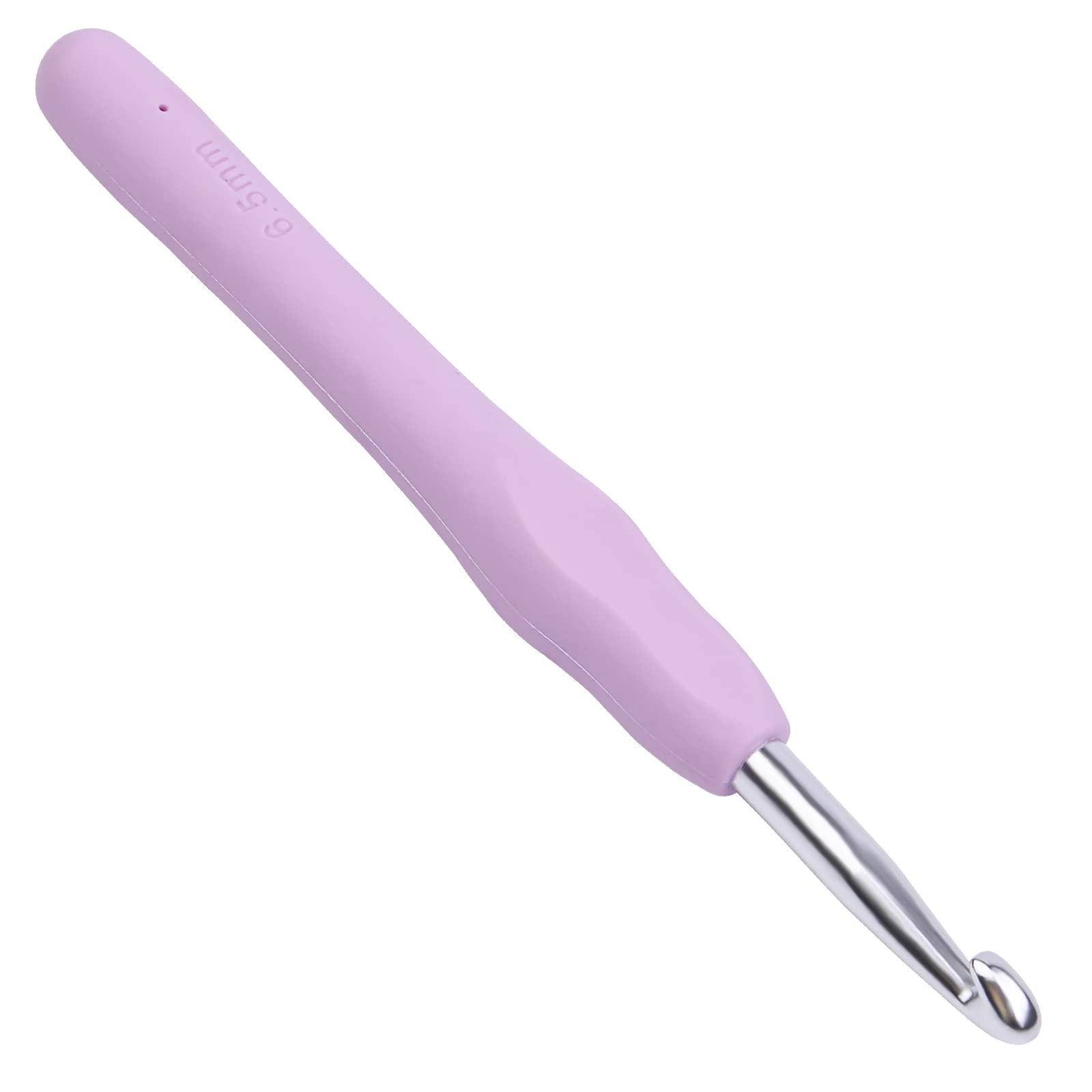 6.5mm Crochet Hooks Crochet Knitting, Ergonomic Soft Handles Crochet Hooks for Arthritic Hands, Light and Comfortable Crochet Tool,Crochet Tool for Knitting Suitable for Beginners (6.5mm)