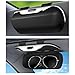 GDQ Sunglass Holder for Car Visor Clip Glasses Case Car Sunglasses Case for Car Sun Visor Glasses Storage Box Car Sunglass Holder Car Visor Accessories Universal for SUV Sedan Truck (Black)