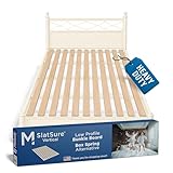 Meliusly SlatSure Queen Size Bunkie Board – Heavy Duty Vertical Bed Slats & Foldable Wooden Support Board for Sagging Mattress or Platform Bed Frame, Box Spring Alternative and Replacement