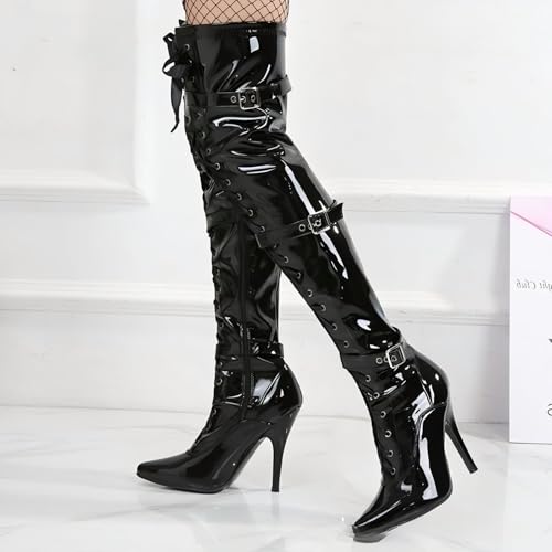 Stripper Knee Boots With Heels3