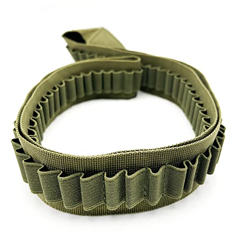 Tactical 100 Rounds 56" Rifle Pistol Bullet Cartridge Bandolier Ammo Belt Shell Holder Hunting Shooting For .357 7.62X39Mm .38 .410 30-30 .270 9Mm #TOP5