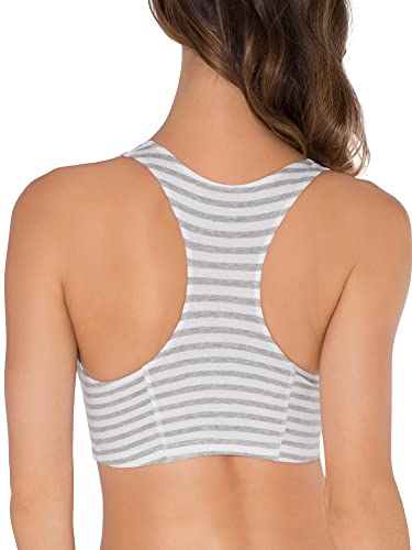Image of Fruit of the Loom Women's Built Up Tank Style Sports Bra Fashion Colors