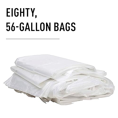 Sacos trituradores ideais, 101,6 cm x 121,9 cm, bolsa de 56 galões, 