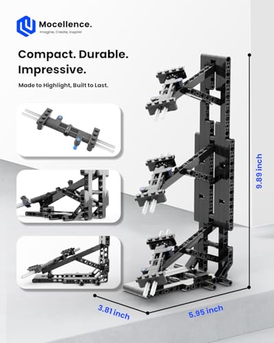 Image of Display Stand for Lego Speed Champion Cars (1 Pack), Upgraded 3-Layer Stand for Lego Car 76917 76908 76918 76915 76914 76907 76901 76902 and More, Display Building Kit for Kids, Boys and Girls