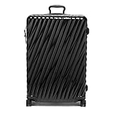 TUMI - 19 Degree Large Expandable Checked Luggage - 4-Wheels - Durable Hard Shell Zipper Expansion Checked Bag - Suitcase - Black