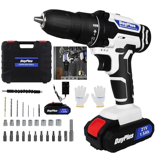 Perceuse Visseuse Sans Fil 21V, Visseuse Devisseuse Sans Fil avec...