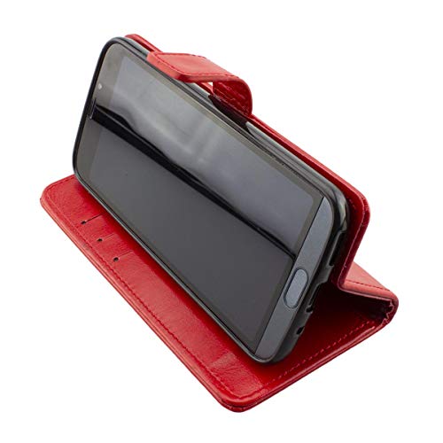caseroxx Bookstyle-Case for Doro 8050/8050 Plus, Cover, faux leather, red, Card Slots & Magnetic Closure - Image 2