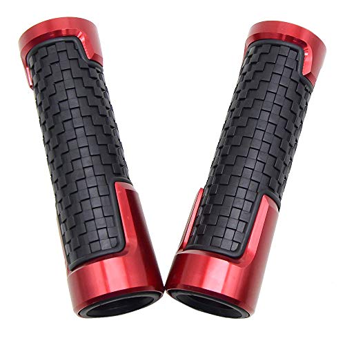 Puños de manillar rojos para motos Kawasaki Z1000 Z900 y gama Z 2
