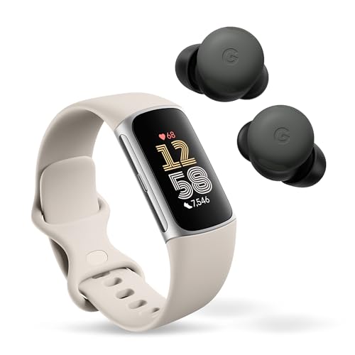 Fitbit Charge 6 Fitness Tracker with Google Pixel Buds Pro 2 Bundle