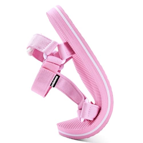 Image of WateLves Womens-Sport-Sandals Hiking Sandals with-Arch-Support Webbing-Outdoor-Beach-Water-Sandals for Travel-Walking-Trekking-Camping