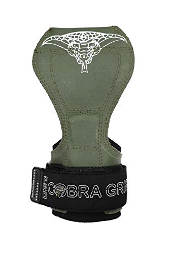 Image of Cobra Grips Weight Lifting Gloves with Adjustable Neoprene Padded Wrist Wraps - Heavy Duty Alternative to Power Lifting Hooks for Deadlifts