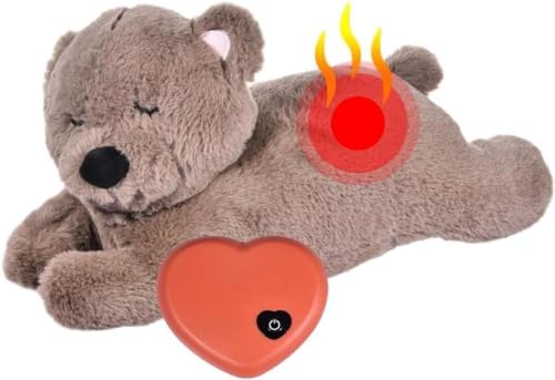 犬用おもちゃ ペット不安コンパニオンぬいぐるみ ハートぬいぐるみ 心拍数療法システム 不安解消 睡眠補助 睡眠枕 犬用噛みおもちゃ 抱き枕 ストレス解消 多機能ペット用品