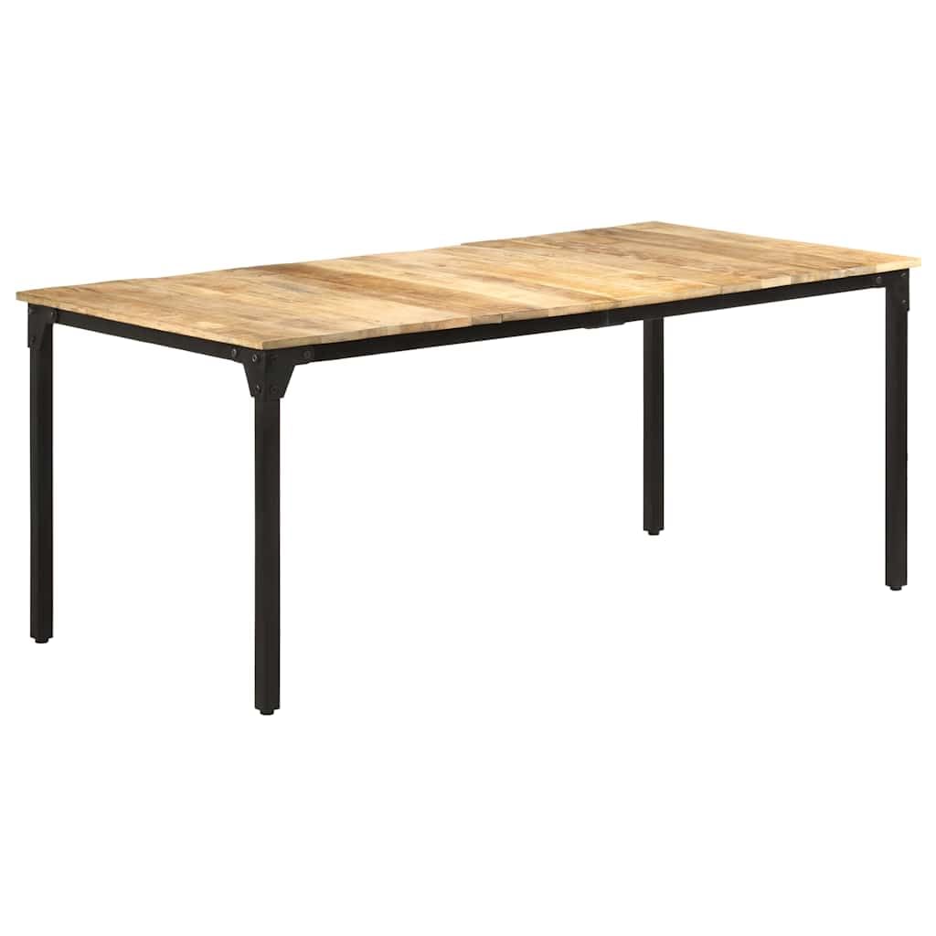 vidaXL - Esstisch 180x90x76 cm Raues Mangoholz