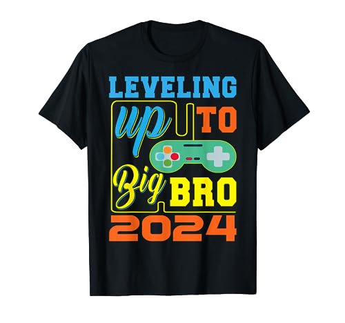 Sube de nivel hasta Big Bro 2024 Anuncio de embarazo Niños Niños Camiseta