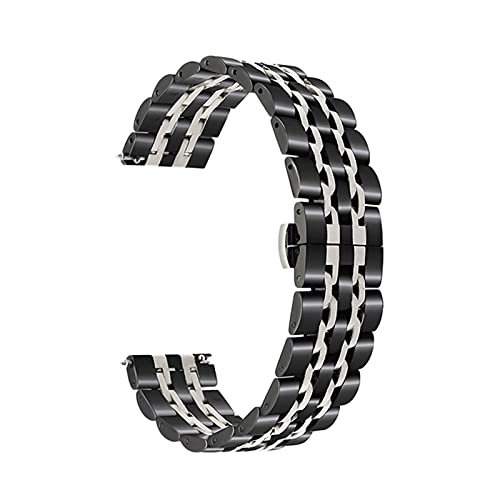 Bracelet de montre connecté 20mm 22mm bleu acier inoxydable EKSED interchangeable