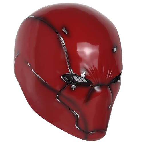 Tiangong Red Hood Helmet Metallic Effect Red Hood Mask Deluxe Cosplay Prop for Fans Collector's Edition (B) by Tiangong - Image 4