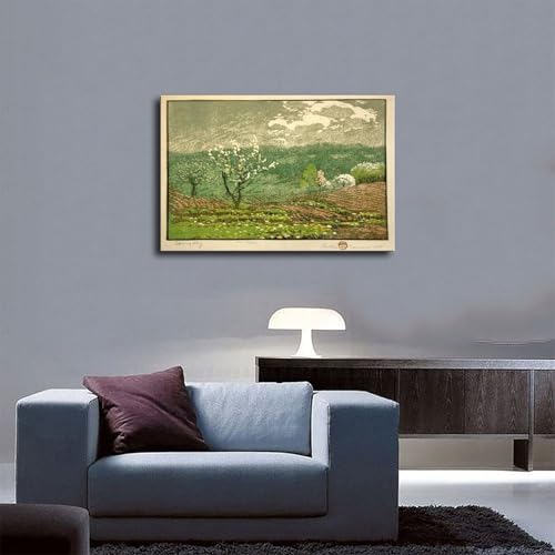 Impression sur toile Spring Day Gustave Baumann salon bureau - 5