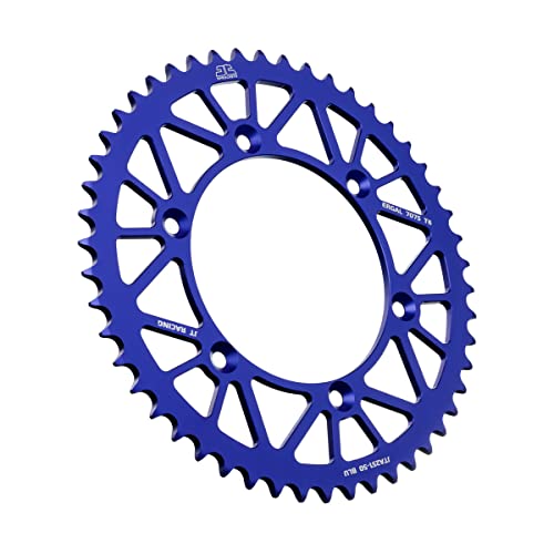 JT Sprockets JTA251.50BLU 50 Tooth Blue Aluminum Rear Sprocket, 1