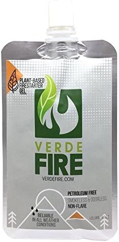 Fire Starter Gel - Instant Lighting Gel for Campfires, Barbecue, Emergency Survival | Non-Toxic, Smokeless & Natural - All Weather Fire Gel