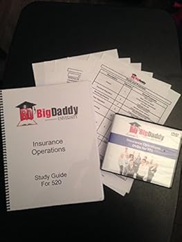 Unknown Binding Big Daddy University Insurance Operations Study Guide for 520 Book