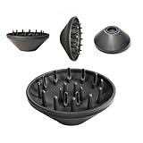 360° Rotating Diffuser Attachment Nozzle Compatible With Laifen Swift Hair Dryer/Laifen SE/SE 2 Hair Dryer Styling Tool, Hair Smoothing Dryer Magnetic Blower Accessories, Black