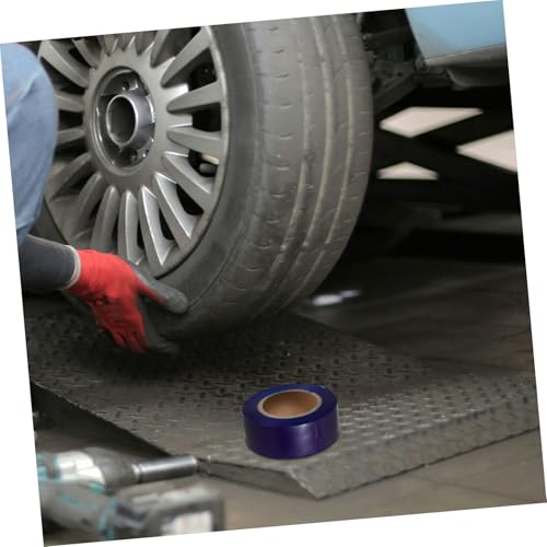 Cinta protectora para llantas y aros de automóvil y motocicleta, cinta adhesiva para protección de rines, material PE, color azul miniatura 6