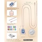 Women's Necklace, Pendant Necklace for Women - Sterling Silver Birthstone Pendant, Perfect Anniversary, Birthday, or 'I Love You' Gift for Wife or Girlfriend, Timeless Jewelry She’ll Cherish - Image 4