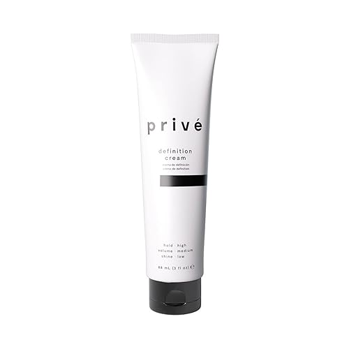 Privé Definition Crema para el cabello – Crema de peinado de alta sujeción para alisar, moldear y dar forma – Productos para el cabello