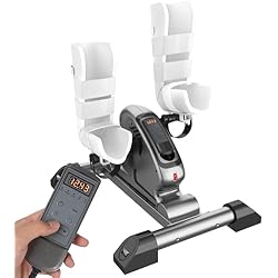 Eliptica Rodillas HNLIY Mini Bike Eléctrica Ejercicio,Pedaleador Electrico Asistido Con Motor o Manual, Para Brazos, piernas, Rodillas Recuperación De Lesiones