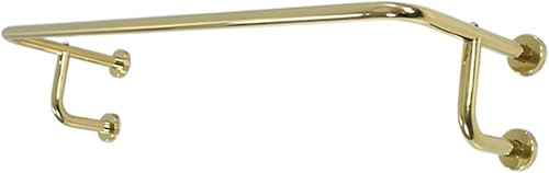 Riel de ropa moderno, para colgar en la pared, barra de ropa, perchero de acero inoxidable SUS304 a prueba de óxido, acabado dorado pulido, colgador disponible en Yaxa Peru