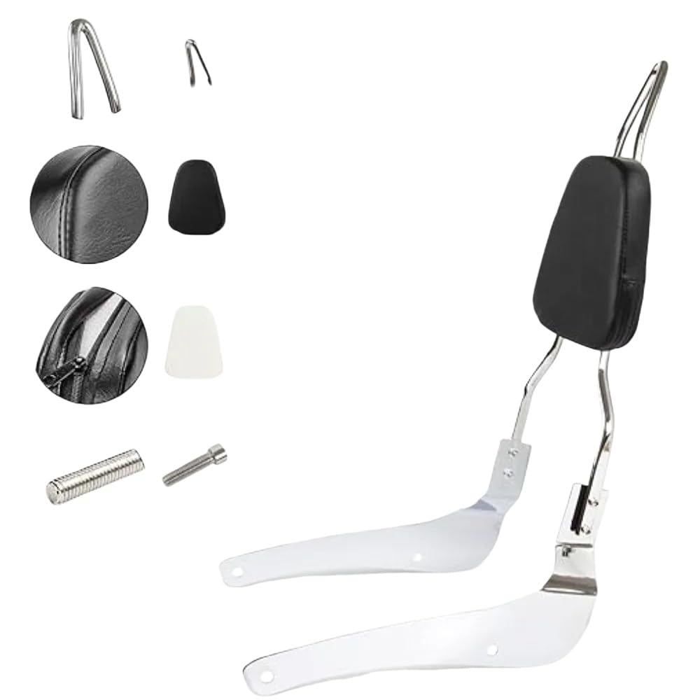 drążek Sissy z bagażnikiem Pasuje do Suzuki Boulevard VL400 VL800 M50 C50 motocykl tylne oparcie pasażera Sissy Bar bagażnik zestaw podkładek