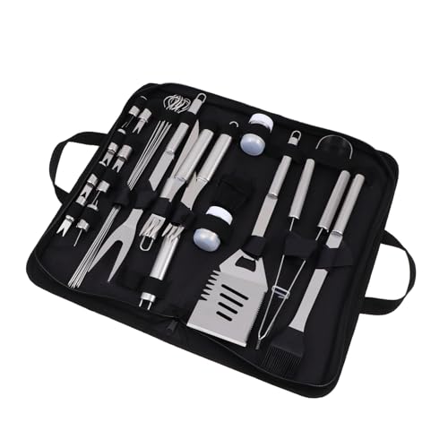 Set de Utensilios para Parrilla de Acero Inoxidable miniatura 1