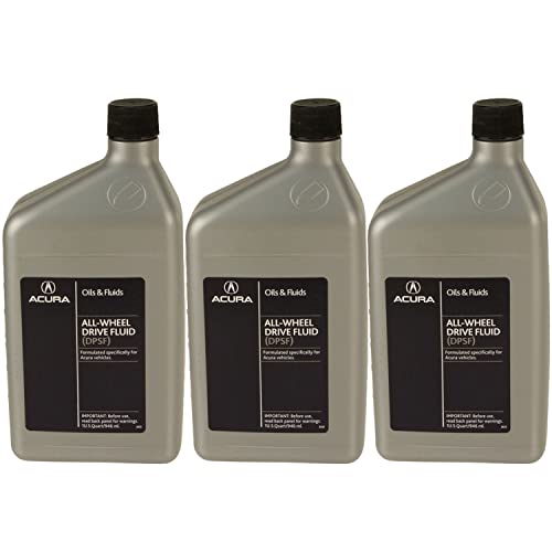 AWD Light Comes On and Sets DTC C1858-73 - 2013-2014 Acura RDX 25 Genuine OEM Differential Oil AWD Type-II 3 Quarts DPSF (3x1 Qt) for Acura MDX RDX TL TLX Honda CR-V Pilot HR-V Ridgeline