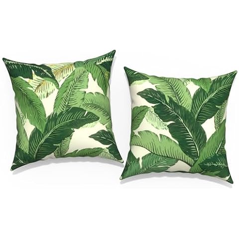 TWLEAR Outdoor Throw Pillow Covers 18”x18”, Decorative Pillow Case for Patio Furniture, Modern Cushion Cases Cover
