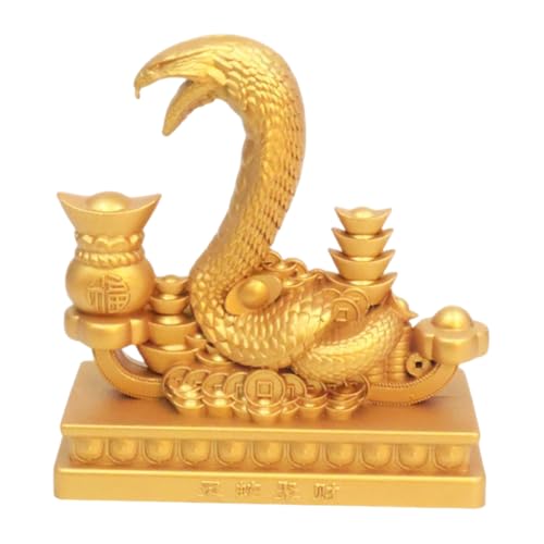 Lunar New Year Snake Figurines, Chinese Fortune Snake Year Feng Shui Statue, Feng Shui Ornaments Chinese 2025 New Year, Lunar New Year Snake Figurine Feng Shui Statue For Wealth And Prosperity In 2025