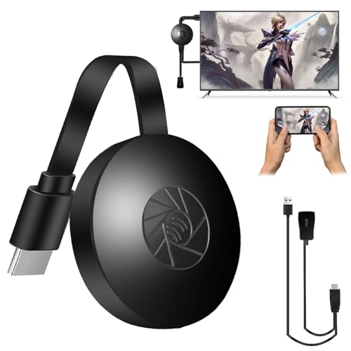 Aohcae Dongle Display HDMI Inalámbrico Adaptador de Transmisión HDMI Inalámbrico Compatible con...