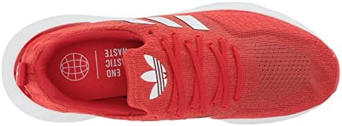 adidas Men's Swift Run 22 Sneaker, Vivid Red/White/Altered Amber, 8.5 | Image 4