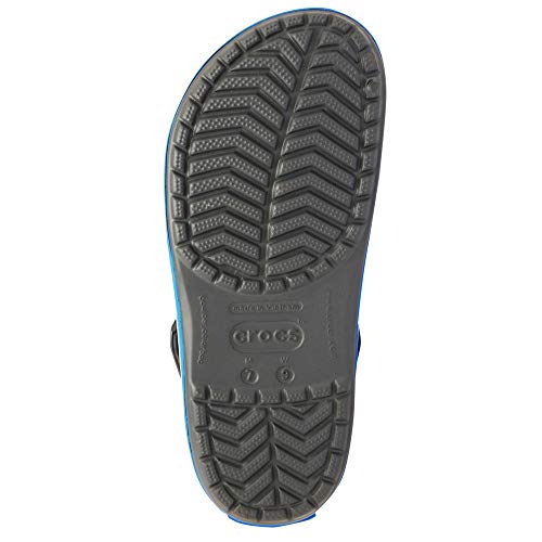 Image of Crocs Crocband Shoe for Adults, Size: 6 D(M) US Mens / 8 B(M) US Womens, Color: Charcoal /Ocean