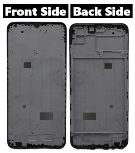 Image of LCD Middle Frame Chassis Housing Compatible with Vivo Y19 - (Black)