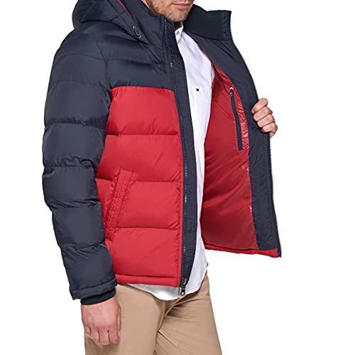 Image of Tommy Hilfiger Men's Down Alternative Hooded Puffer Jacket (Standard and Big & Tall)