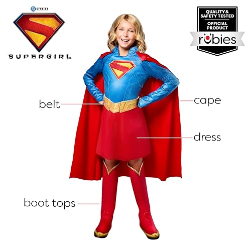 Disfraz Supergirl 2026 vestido para niñas talla XS miniatura 2