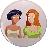 Totally Spies Sam and Alex Pin Lapel Pin Cute Brooch Pins Badges 0.75'