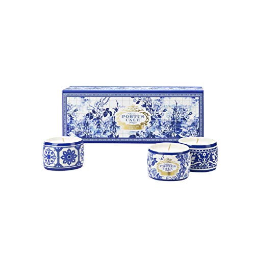 Castelbel Portus Cale - Juego de Velas perfumadas (Aroma a Oro y Azul)