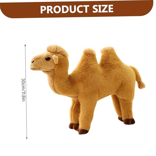 Peluche de camello decorativo para dormitorio infantil con textura suave de 12 pulgadas 4
